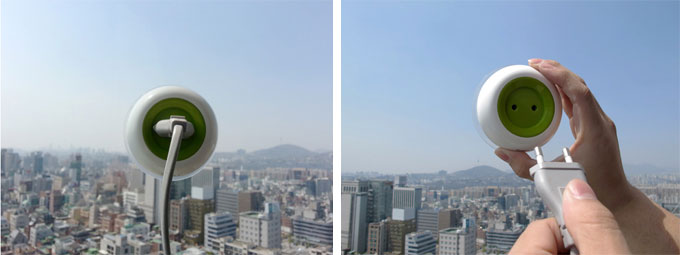 sustentabilidade - tomada solar de janela 2